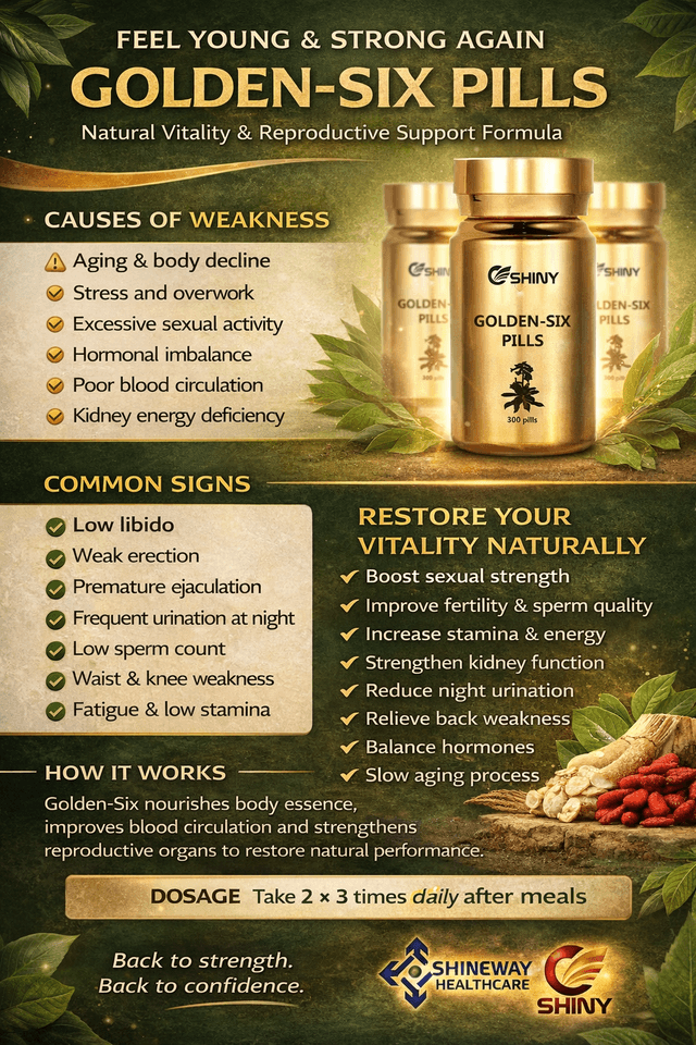 RECHARGE YOUR BODY POWER WITH SHINEWAY GOLDEN SIX